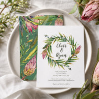Australische einheimische Protea Hochzeit Eukalypt