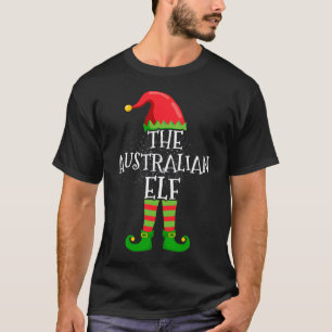 Australische Elf-Familie passt Weihnachten T-Shirt