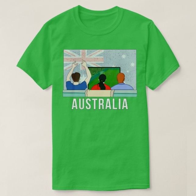 Australische Fans T-Shirt (Design vorne)