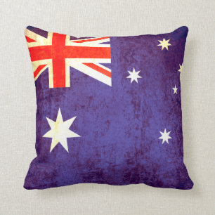 Australische Flagge antiqued Kissen