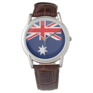 Australische Flagge Armbanduhr