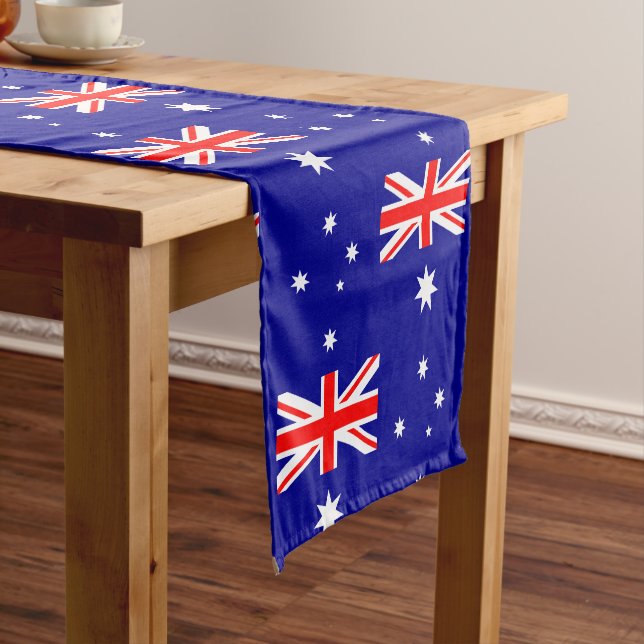 Australische Flagge & Australische Mode Zuhause /s Kurzer Tischläufer (Beispiel)