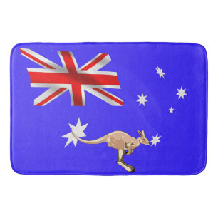 Australische Flagge Badematte