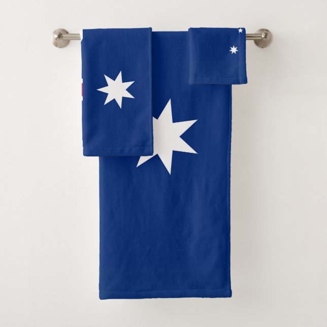 Australische Flagge Badhandtuch Set (Insitu)