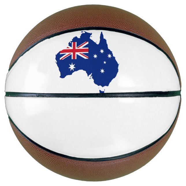 Australische Flagge Basketball (Vorderseite)