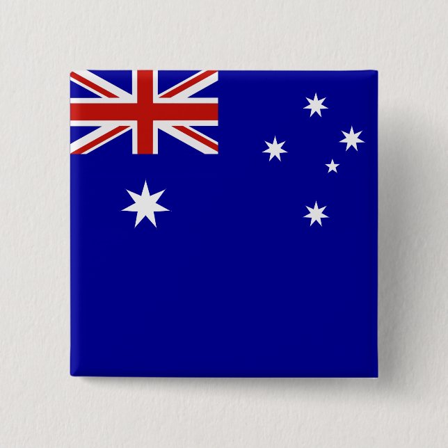 Australische Flagge Button (Vorderseite)