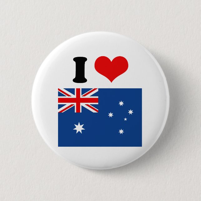 Australische Flagge Button (Vorderseite)