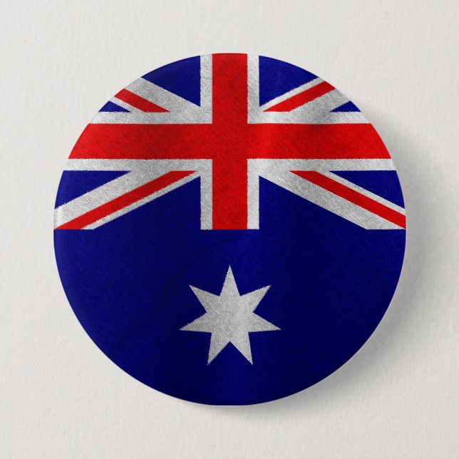 australische Flagge Button (Vorderseite)