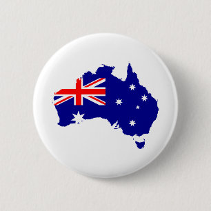 australische Flagge Button