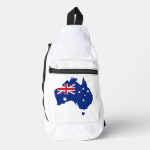 Australische Flagge Crossbody Bag