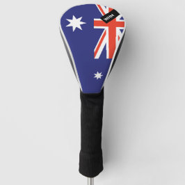 Australische Flagge - Custom Golf Club Head Cover Golf Headcover