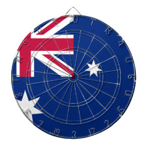 australische Flagge Dartscheibe