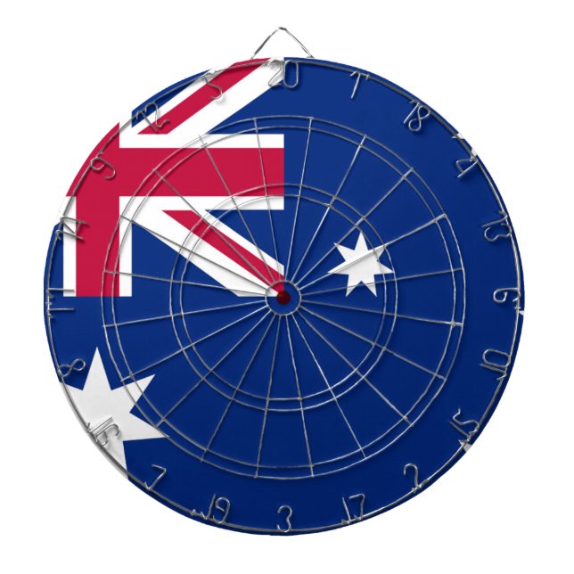 australische Flagge Dartscheibe (vorne)