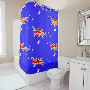 Australische Flagge Duschvorhang