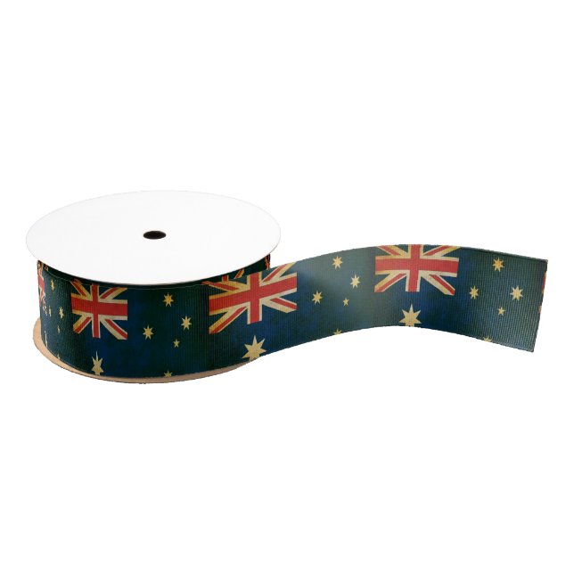 Australische Flagge Extravagantes benutzerdefinier Ripsband (Spule)