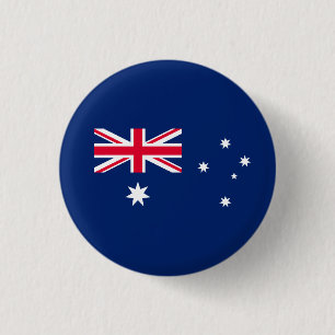 Australische Flagge, Flagge Australiens Button