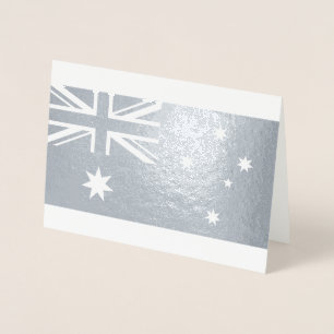 australische Flagge Folienkarte