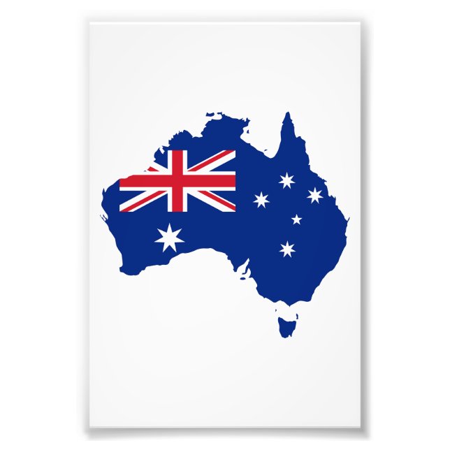 Australische Flagge Fotodruck (Vorne)