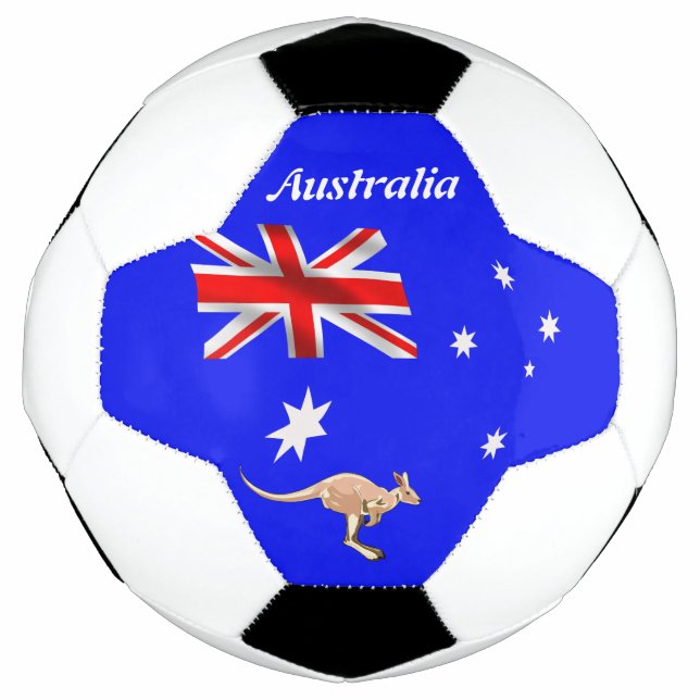 australische Flagge Fußball (Vorderseite)