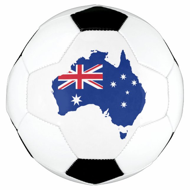 Australische Flagge Fußball (Vorderseite)
