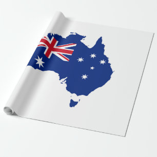 Australische Flagge Geschenkpapier