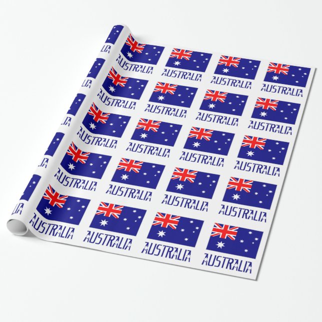Australische Flagge Geschenkpapier (Ungerollt)