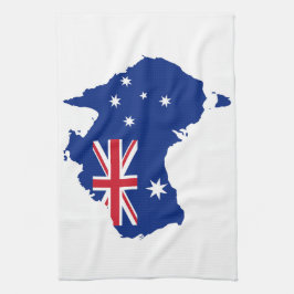 Australische Flagge Geschirrtuch