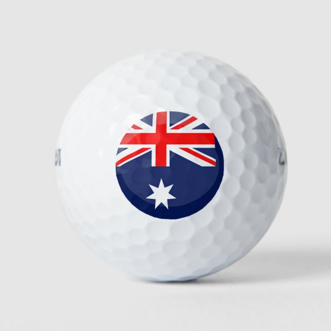 Australische Flagge Golfball (Vorderseite)