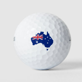 Australische Flagge Golfball
