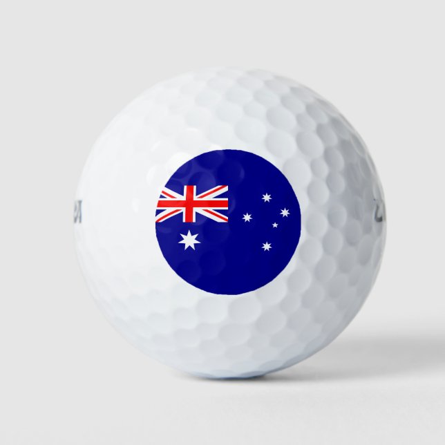 australische Flagge Golfball (Vorderseite)