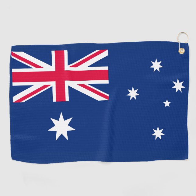 Australische Flagge Golfhandtuch (Horizontal)