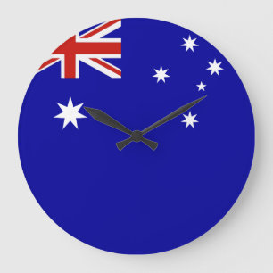 australische Flagge Große Wanduhr