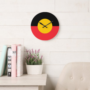 australische Flagge Große Wanduhr