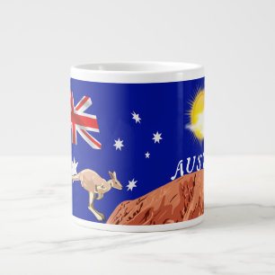 Australische Flagge Jumbo-Tasse