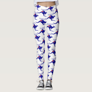 Australische Flagge Kangaroo Thunder_Cove Leggings