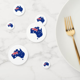 Australische Flagge Konfetti