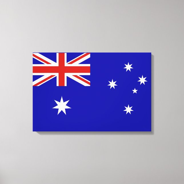 Australische Flagge Leinwanddruck (Vorderseite)