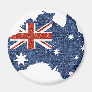 australische Flagge Magnet