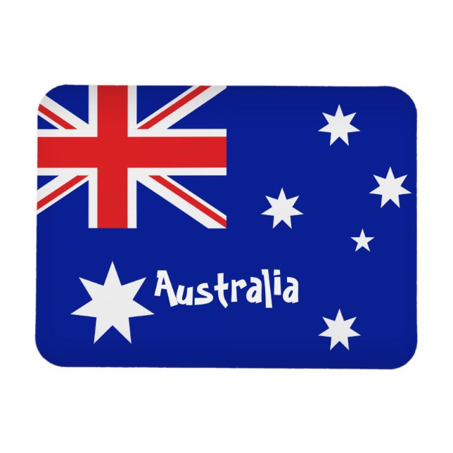 australische Flagge Magnet (Horizontal)