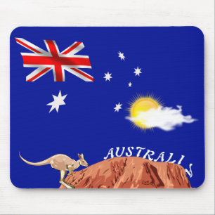 australische Flagge Mousepad