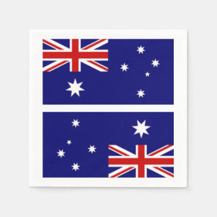 Australische Flagge Naplins Serviette