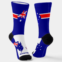 Australische Flagge Patriotisch, Nachhaltig Austra Socken