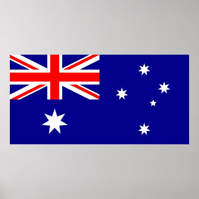 Australische Flagge Poster (Vorne)