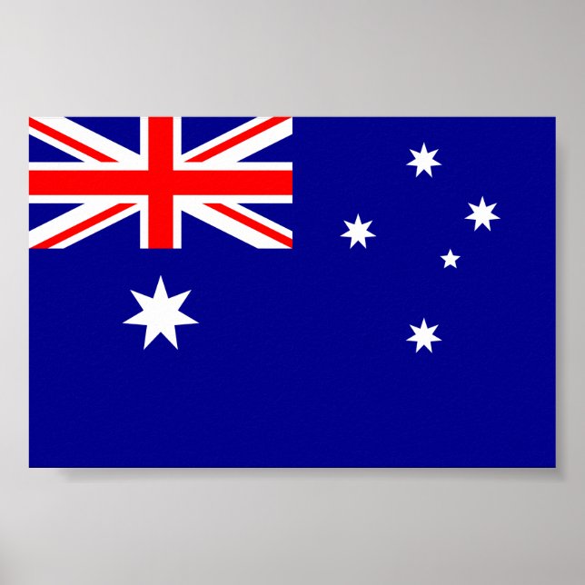 australische Flagge Poster (Vorne)