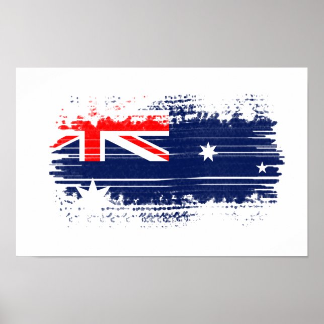australische Flagge Poster (Vorne)