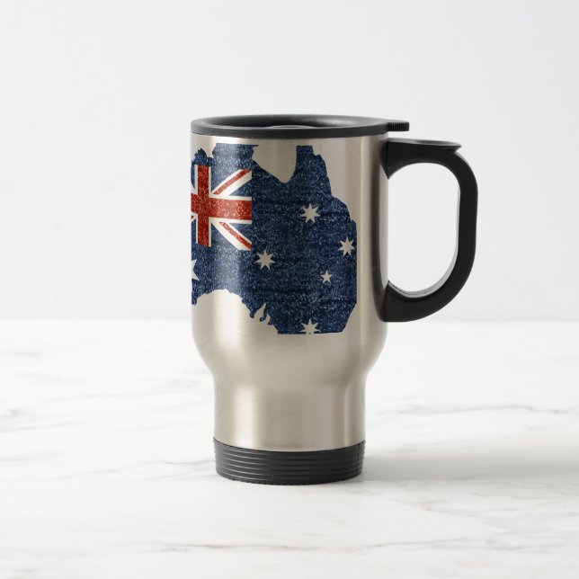 australische Flagge Reisebecher (Rechts)