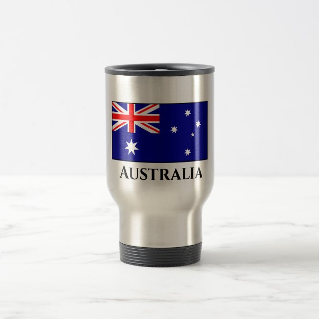 Australische Flagge Reisebecher (Mittel)