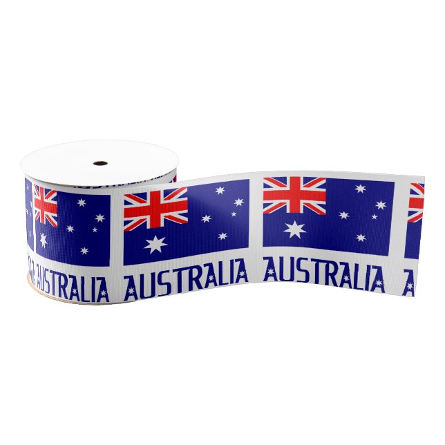 Australische Flagge Ripsband (Spule)