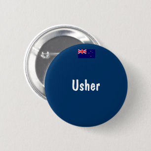 Australische Flagge Saalordner Button