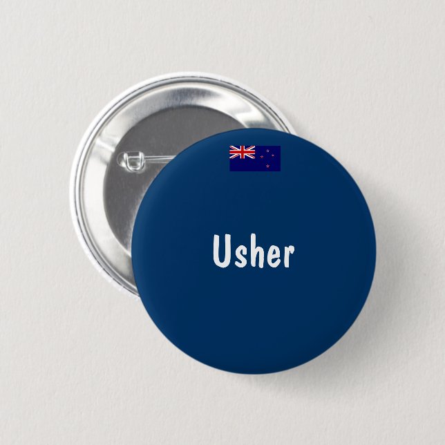 Australische Flagge Saalordner Button (Vorne & Hinten)